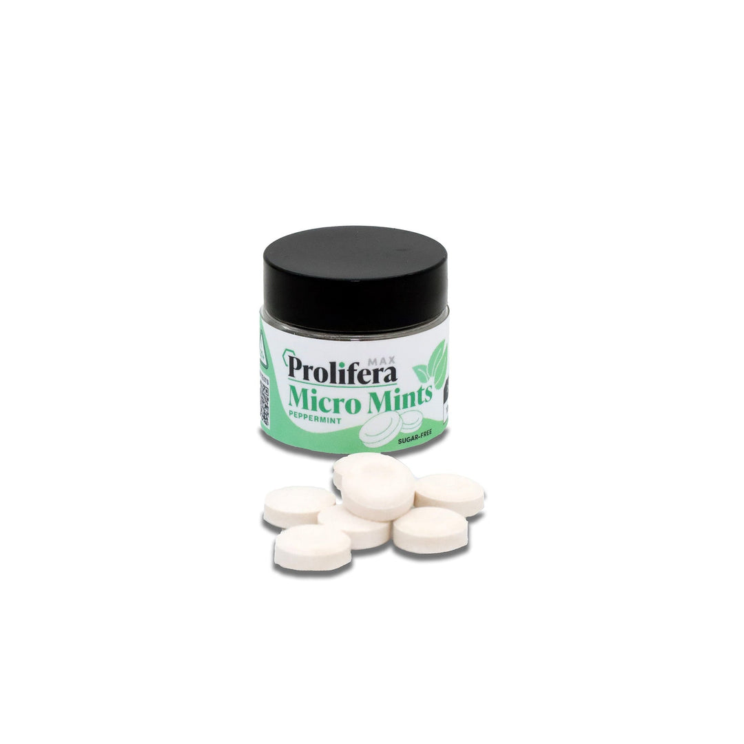 (21+) Prolifera Micro Mints Edible Prolifera Peppermint Max Relief Soothe