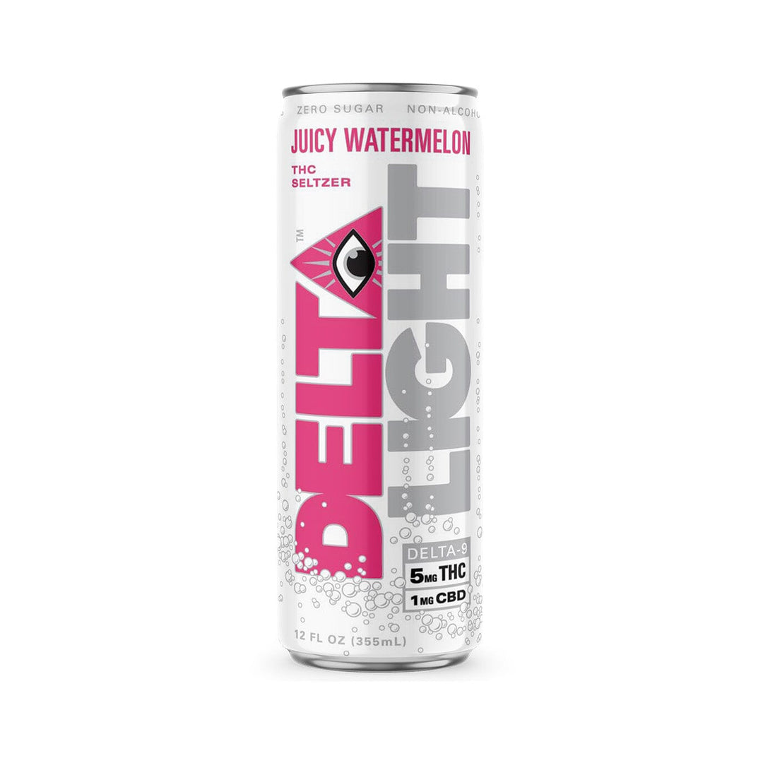 Delta Light Delta 9 CBD Seltzer The Hemp Farmacy Juicy Watermelon 5mg THC 1mg 