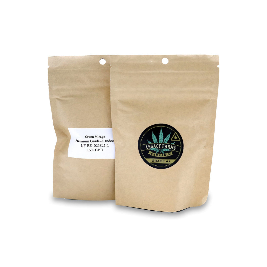 Green Mirage Legacy Farms Grade A CBD Flower Flower The Hemp Farmacy Quarter 