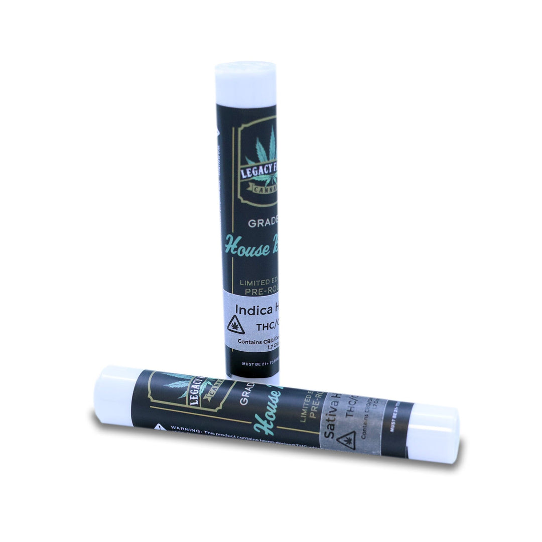 Legacy Farms CBD Delta 8 THCa House Blend Pre Roll Smokeable Legacy Farms 