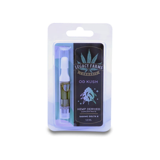 Legacy Farms Delta 8 Cartridge The Hemp Farmacy OG Kush 