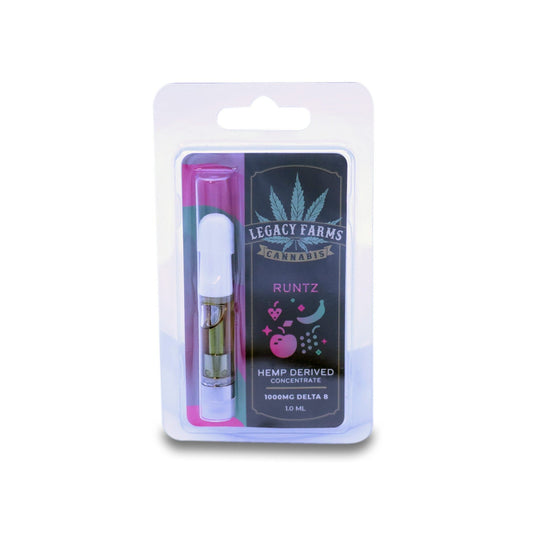 Legacy Farms Delta 8 Cartridge The Hemp Farmacy Runtz 