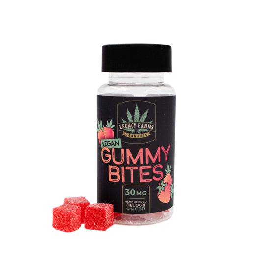 Legacy Farms Delta 8 CBD 1 1 Gummies 20 Count 30 MG Edible Legacy Farm's 