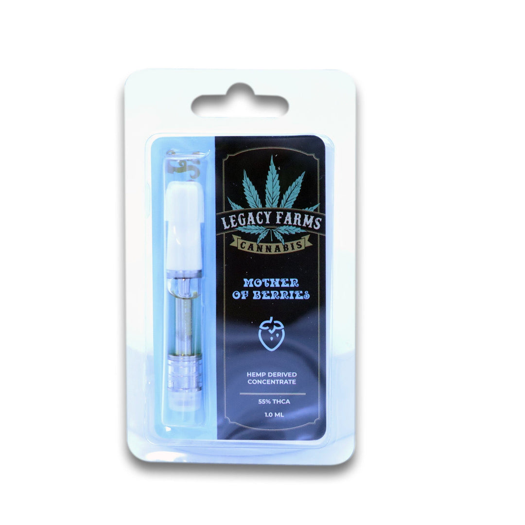 Mother of Berries Legacy Farms THCa Vape Cartridge Smokeable The Hemp Farmacy 