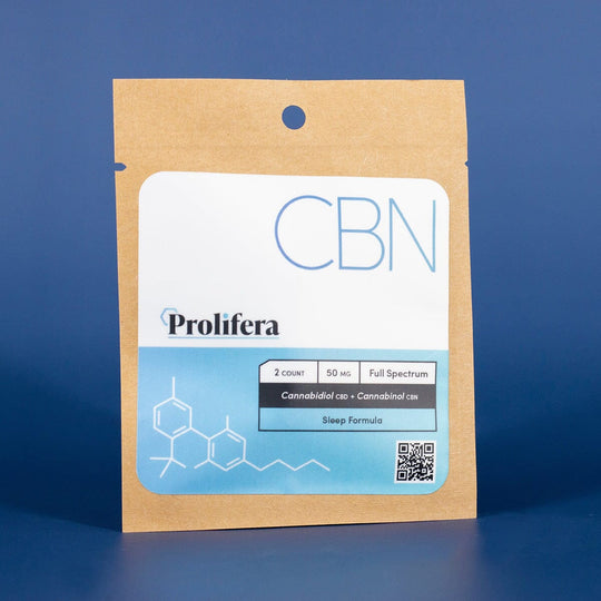 Prolifera | 2 Count | Instant Release Tablets | CBD, CBG, CBC, CBN Tablets Prolifera CBN 