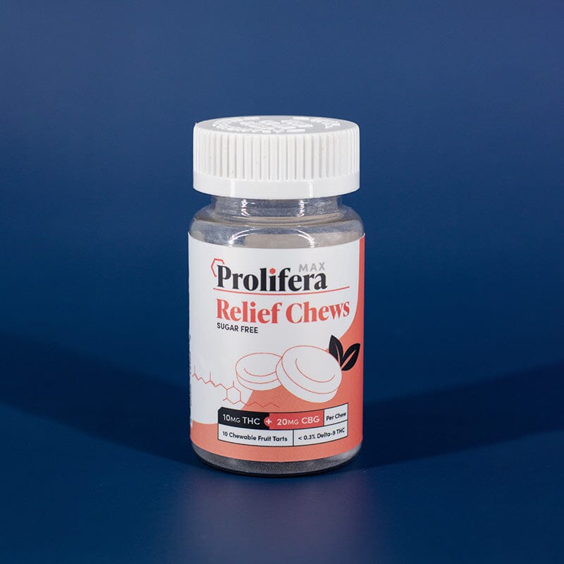 Prolifera | MAX | Relief Chews | THC & CBG Edible Prolifera 